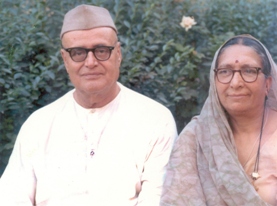Gopi Krishna with his wife Babhi